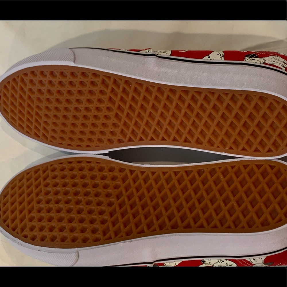 Vans X Disney 101 Dalmatians Red Vans Sneakers RARE & Cool Collector’s Item - Picture 9 of 12